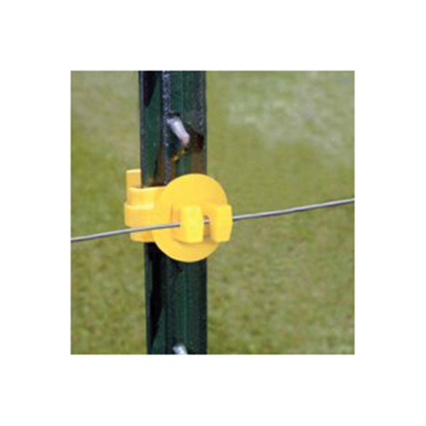 Zareba ITY-Z Standard Snug-Fitting Insulator, Aluminum/Polywire/Steel, Polyethylene, Yellow - 2