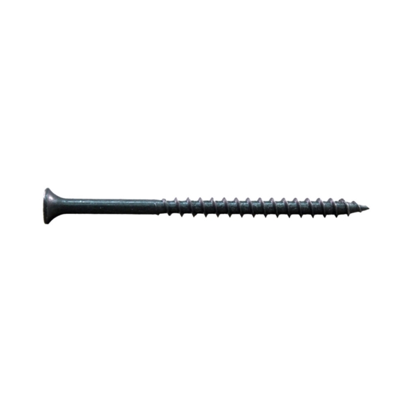 0297134/281134 Deck Screw, #8 Thread, 2 in L, T15 Drive Size, Steel, Coarse Thread, Bugle Head, Star Drive, Sharp Point, Gray, 5 lb, Gray