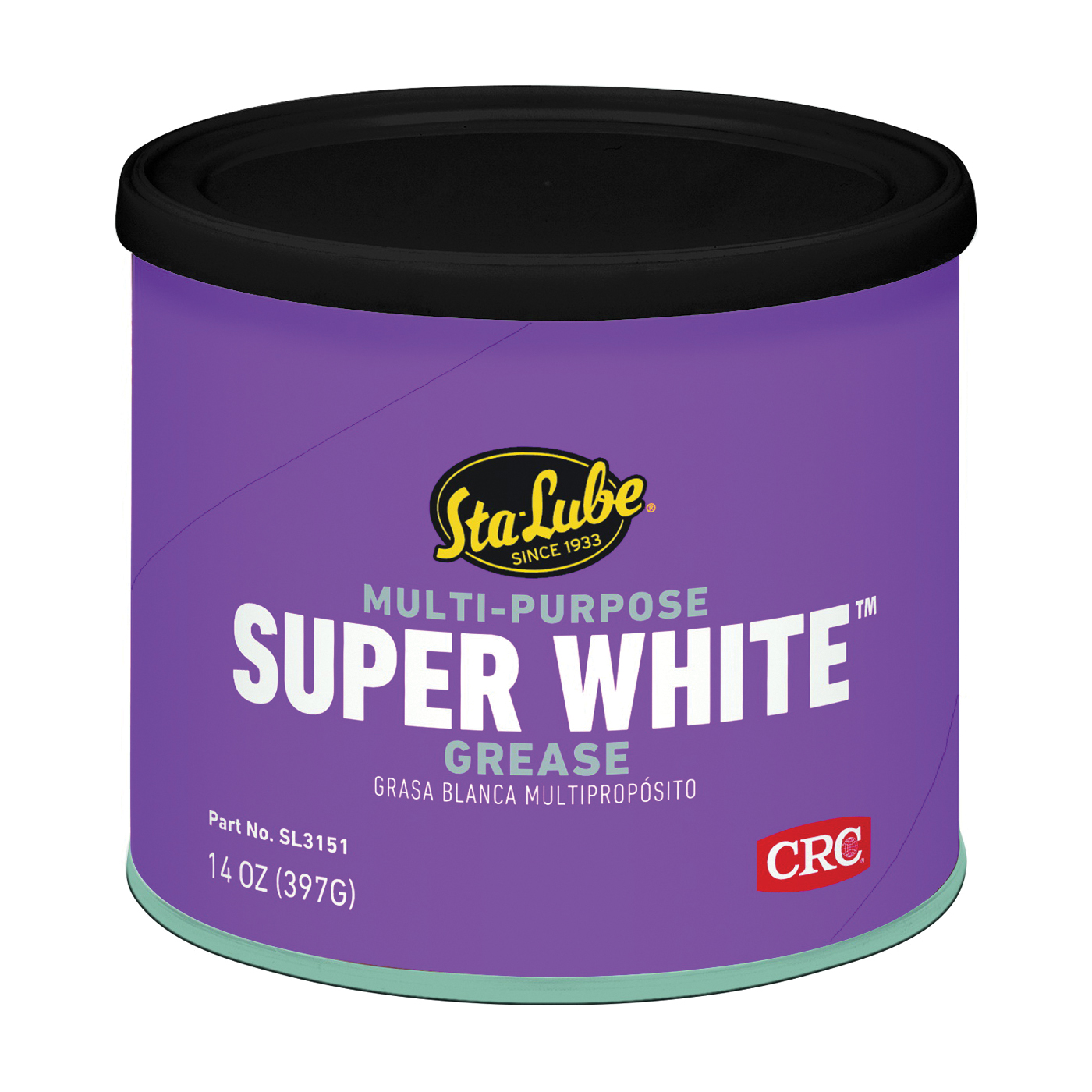 SUPER WHITE SL3151 Lithium Grease, 14 oz Can, White