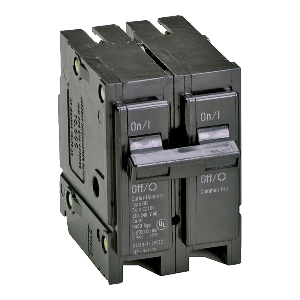 BR260 Circuit Breaker, Type BR, 60 A, 2-Pole, 120/240 V, Plug Mounting