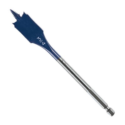 Daredevil DSB1009 Spade Drill Bit, 3/4 in Dia, 6 in OAL, 1-Flute, 1/4 in Dia Shank, Hex Shank