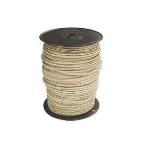 4WH-STRX500 Building Wire, White Sheath, 4 AWG Wire, 1-Conductor, 500 ft L, Copper Conductor