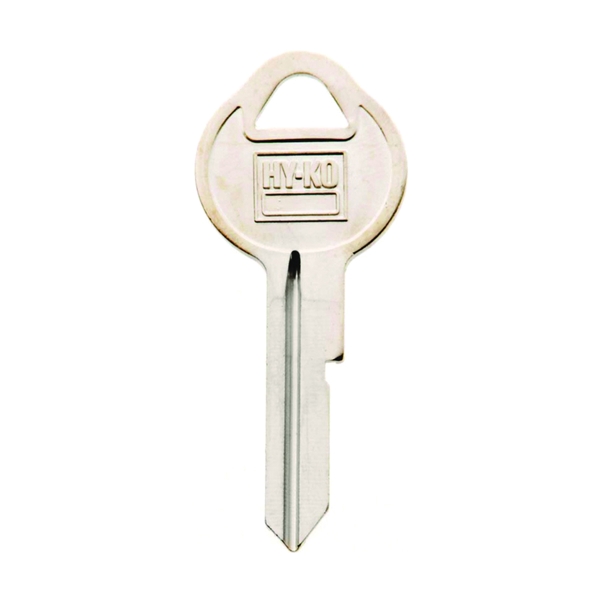 11010B11 Key Blank, Brass, Nickel