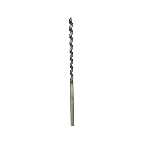 49904 Power Drill Auger Bit, 1/4 in Dia, 7-1/2 in OAL, Solid Center Flute, 1-Flute, 7/32 in Dia Shank, Hex Shank