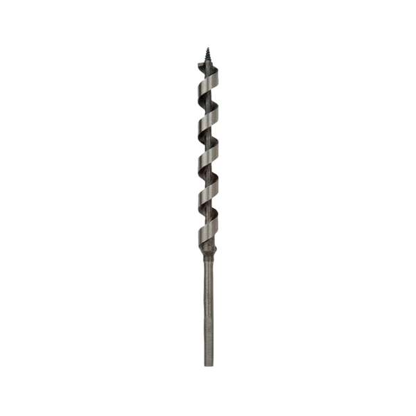 49908 Power Drill Auger Bit, 1/2 in Dia, 7-1/2 in OAL, Solid Center Flute, 1-Flute, 7/32 in Dia Shank, Hex Shank