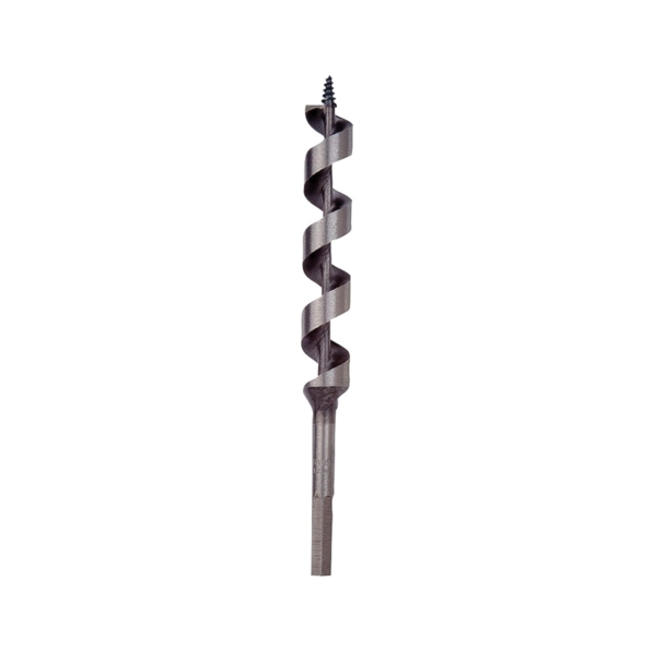 49912 Power Drill Auger Bit, 3/4 in Dia, 7-1/2 in OAL, Solid Center Flute, 1-Flute, 5/16 in Dia Shank, Hex Shank