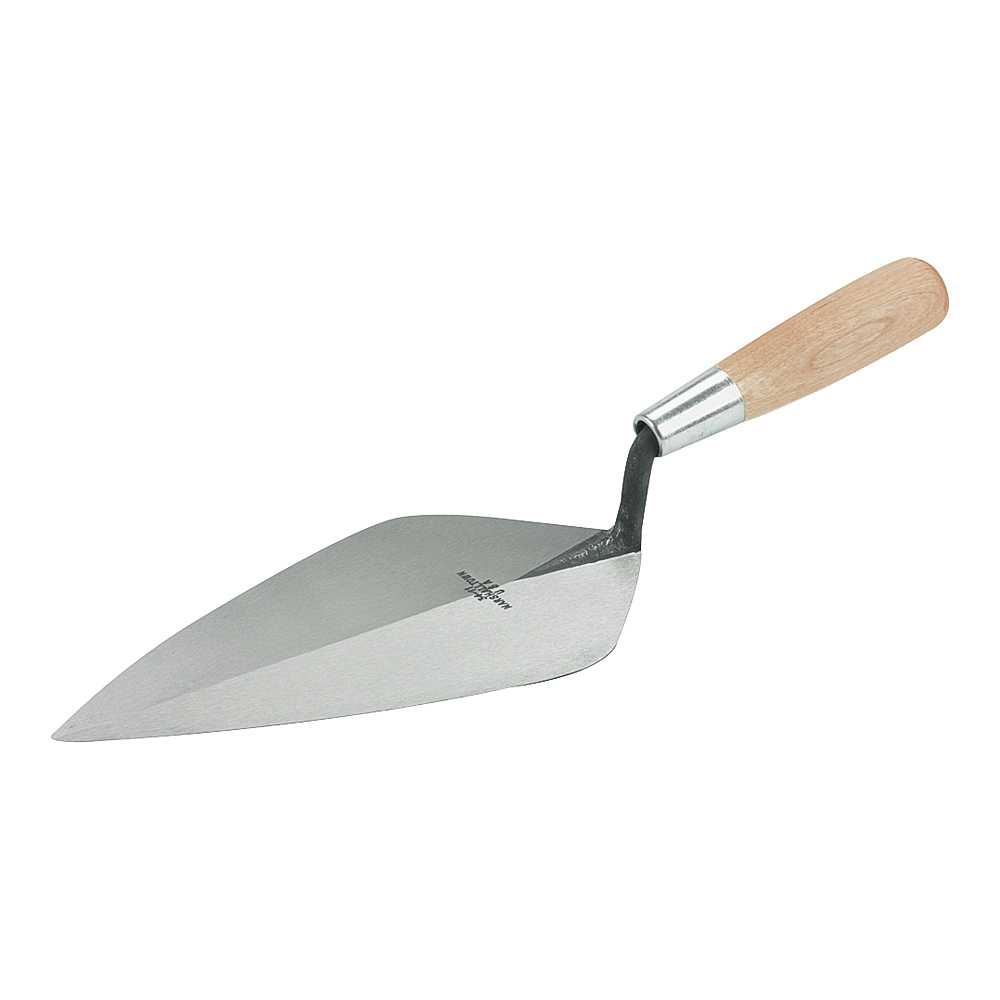 34 11 Brick Trowel, 11 in L Blade, 5-3/4 in W Blade, Steel Blade, Wood Handle