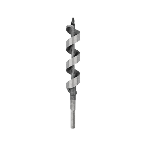 49915 Power Drill Auger Bit, 15/16 in Dia, 7-1/2 in OAL, Solid Center Flute, 1-Flute, 5/16 in Dia Shank