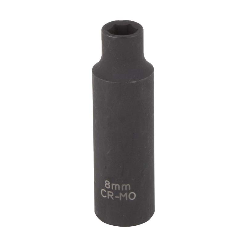 Deep Impact Socket, 8 mm Socket, Black Phosphate