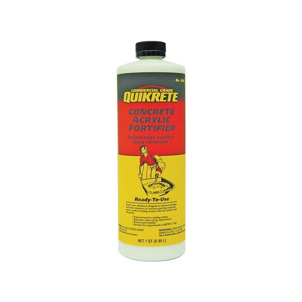 Quikrete 861014 Concrete Acrylic Fortifier, Liquid, 1 qt Bottle - 1