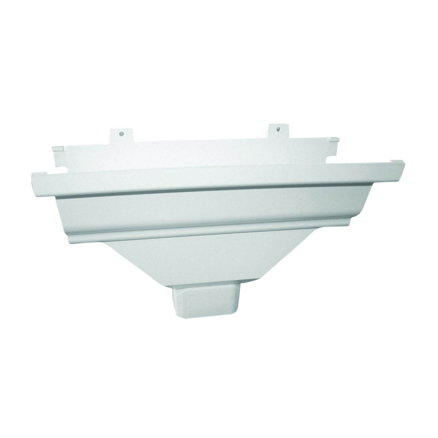Genova AW104A Gutter Drop Outlet, Vinyl, White