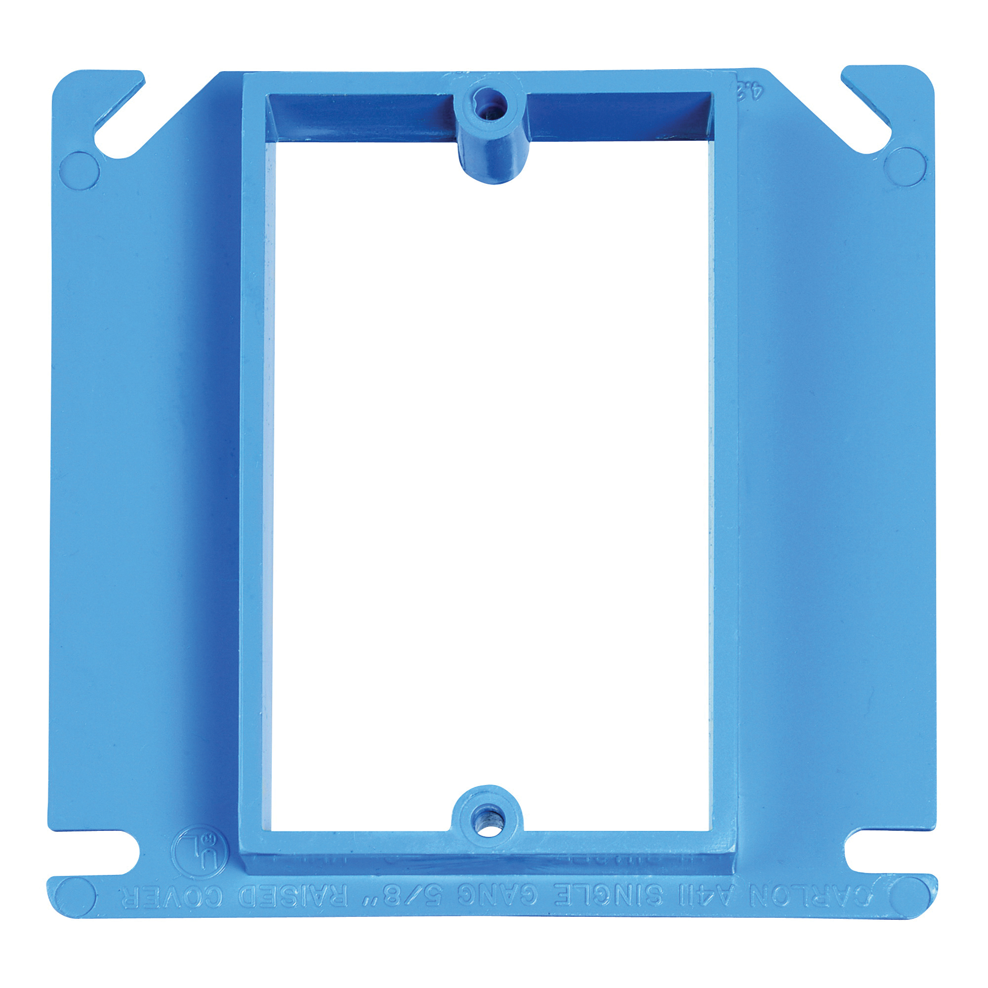 A410R-CAR Electrical Box Cover, 4 in L, 4 in W, Square, PVC, Blue