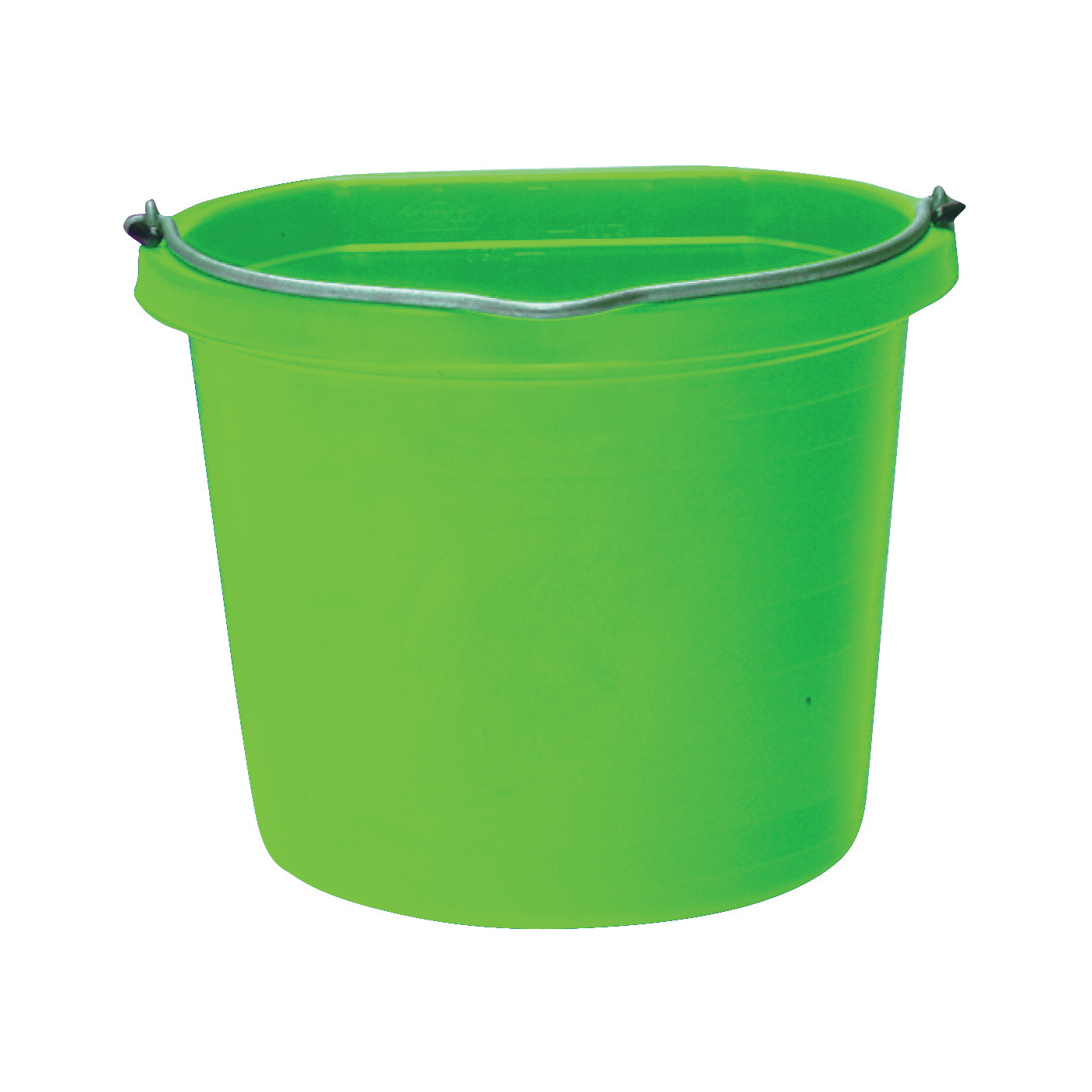 1302043 Bucket, 20 qt Volume, 2-Compartment, Polyethylene Resin, Green