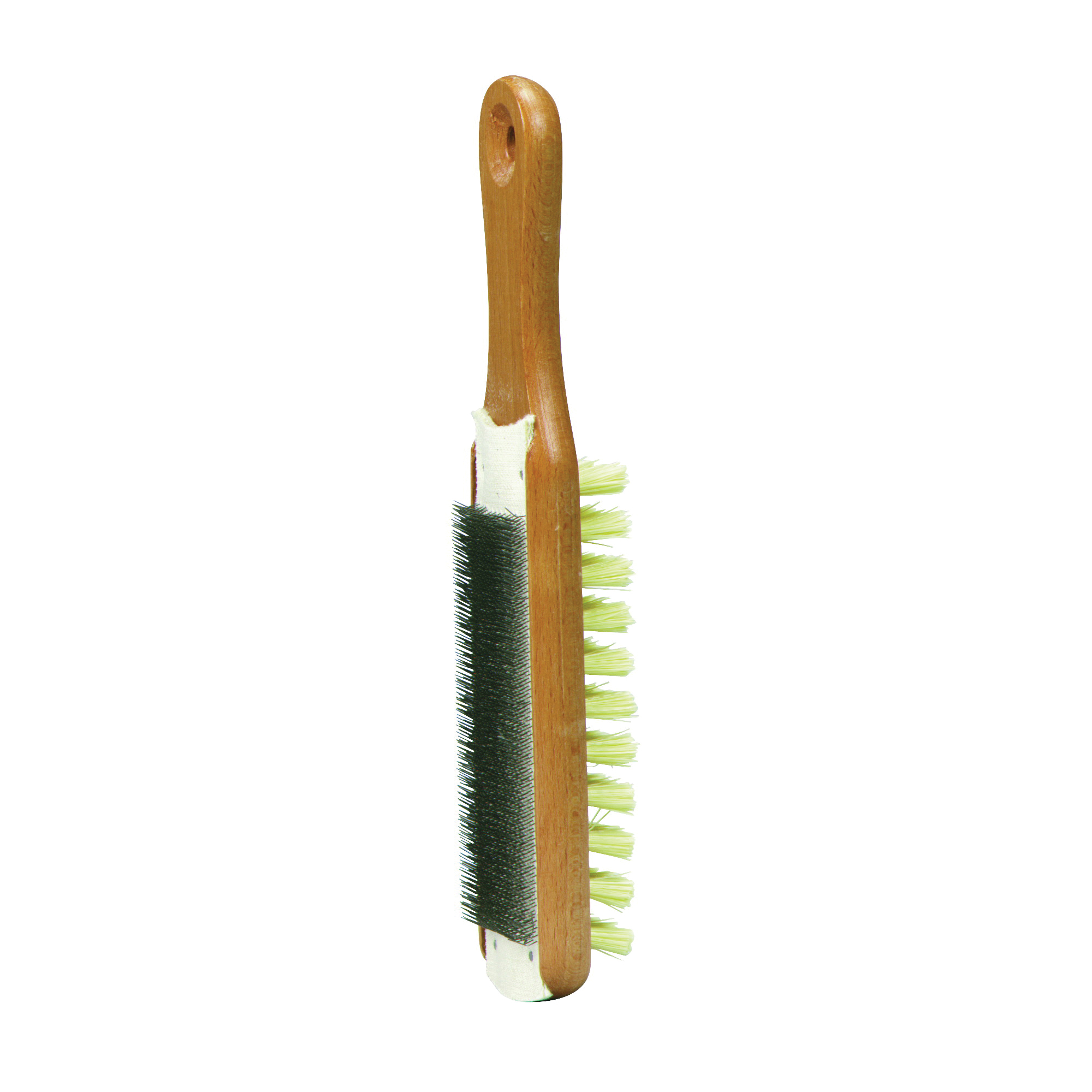 Crescent Nicholson 21467 File Card and Brush, 10 in L, Steel/Wood - 1