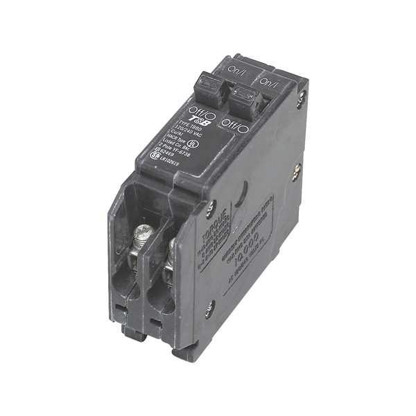 Siemens Q1515 Circuit Breaker, Duplex, Mini, 15 A, 1 -Pole, 120/240 V, Fixed Trip, Plug Mounting - 2