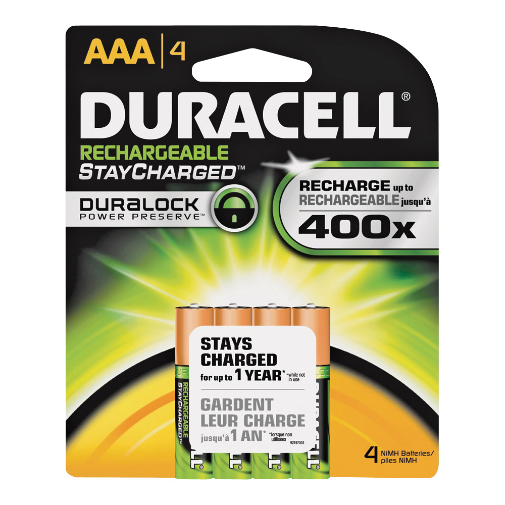 Duracell 66160 Battery, 1.2 V Battery, 700 mAh, AAA Batte
