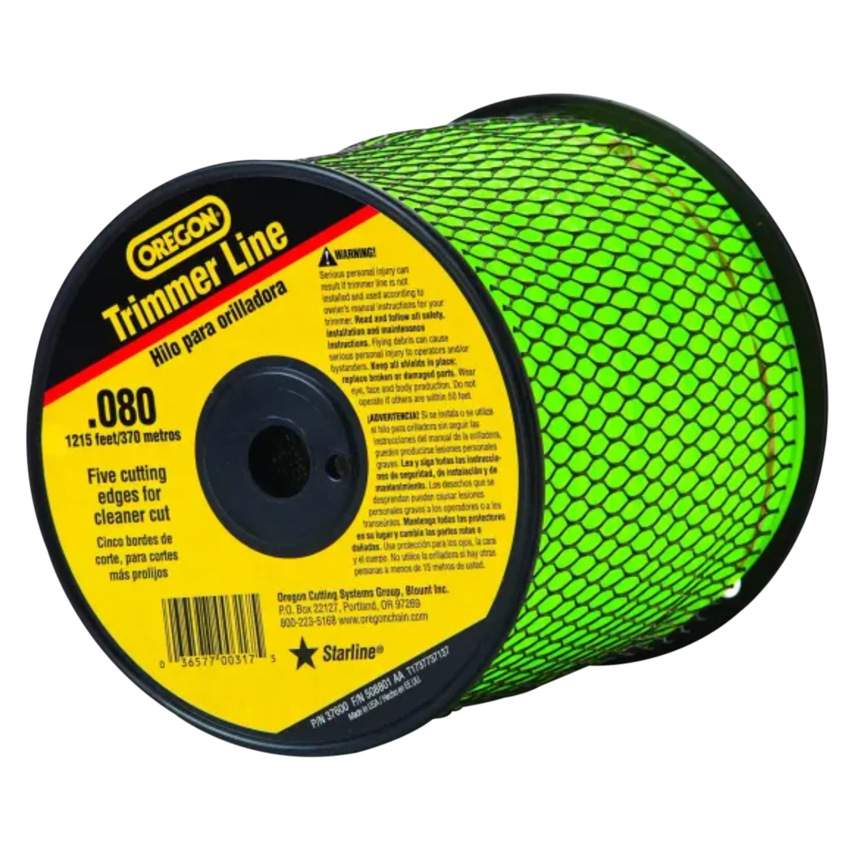 619775/37600 Trimmer Line, 0.08 in Dia, 1215 ft L, Co-Polymer