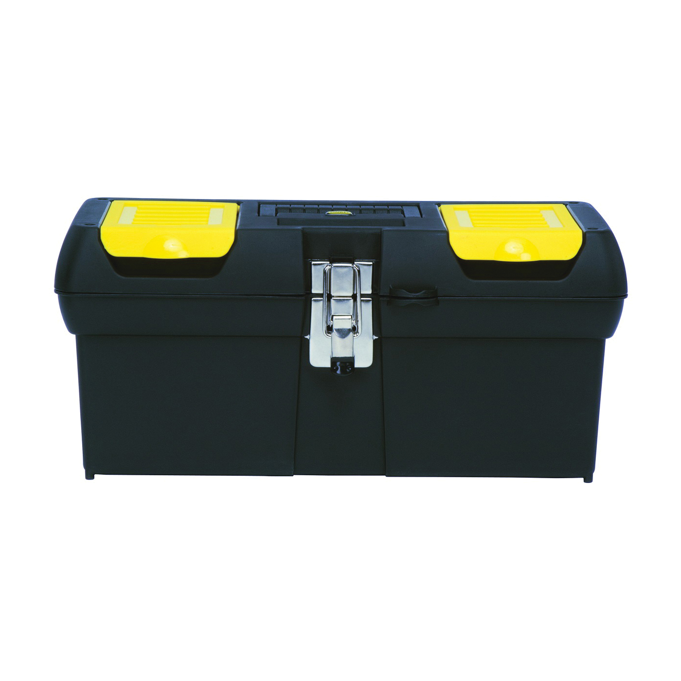 016013R Tool Box with Tray, 2.1 gal, Polypropylene, Black