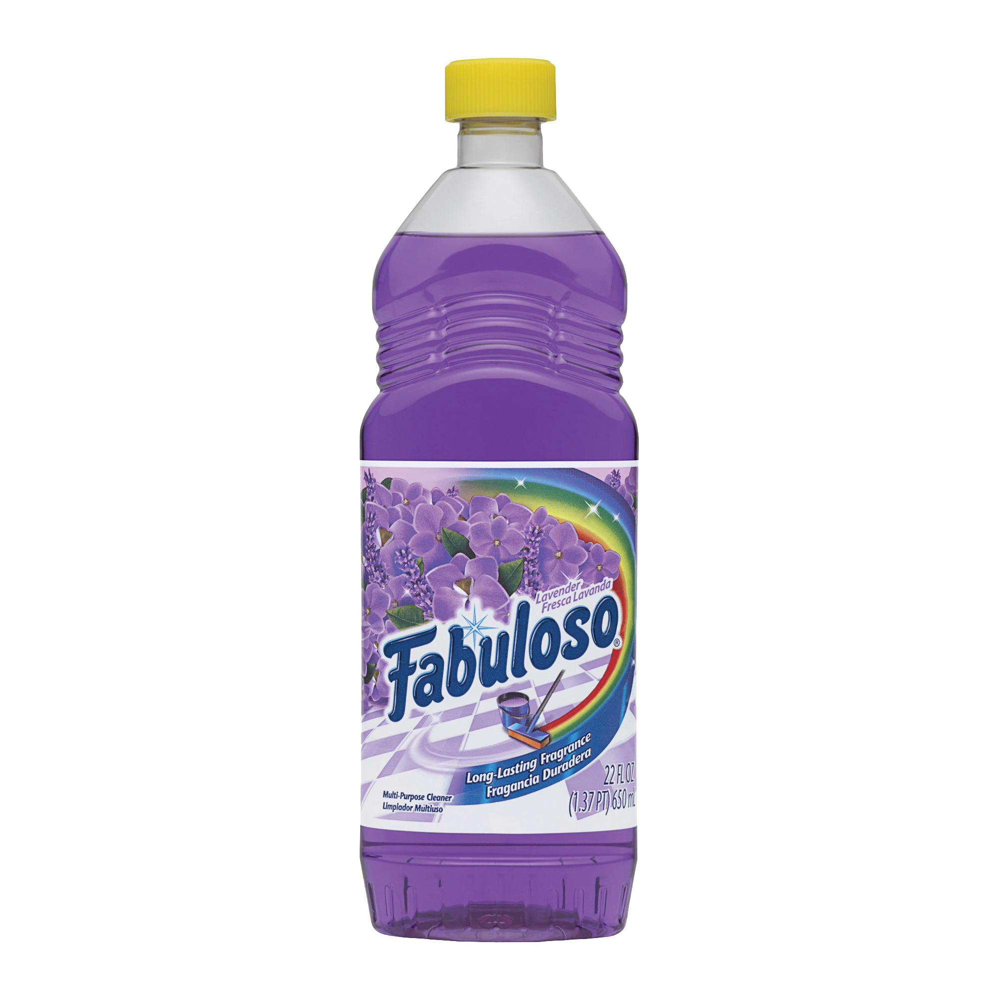 Fabuloso 153063 All-Purpose Cleaner, 22 oz Bottle, Liquid, Lavender, Purple