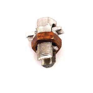 ESBP2/0 Split Bolt Connector, #8 to 2/0 Wire, Silicone Bronze Alloy, Tin-Coated