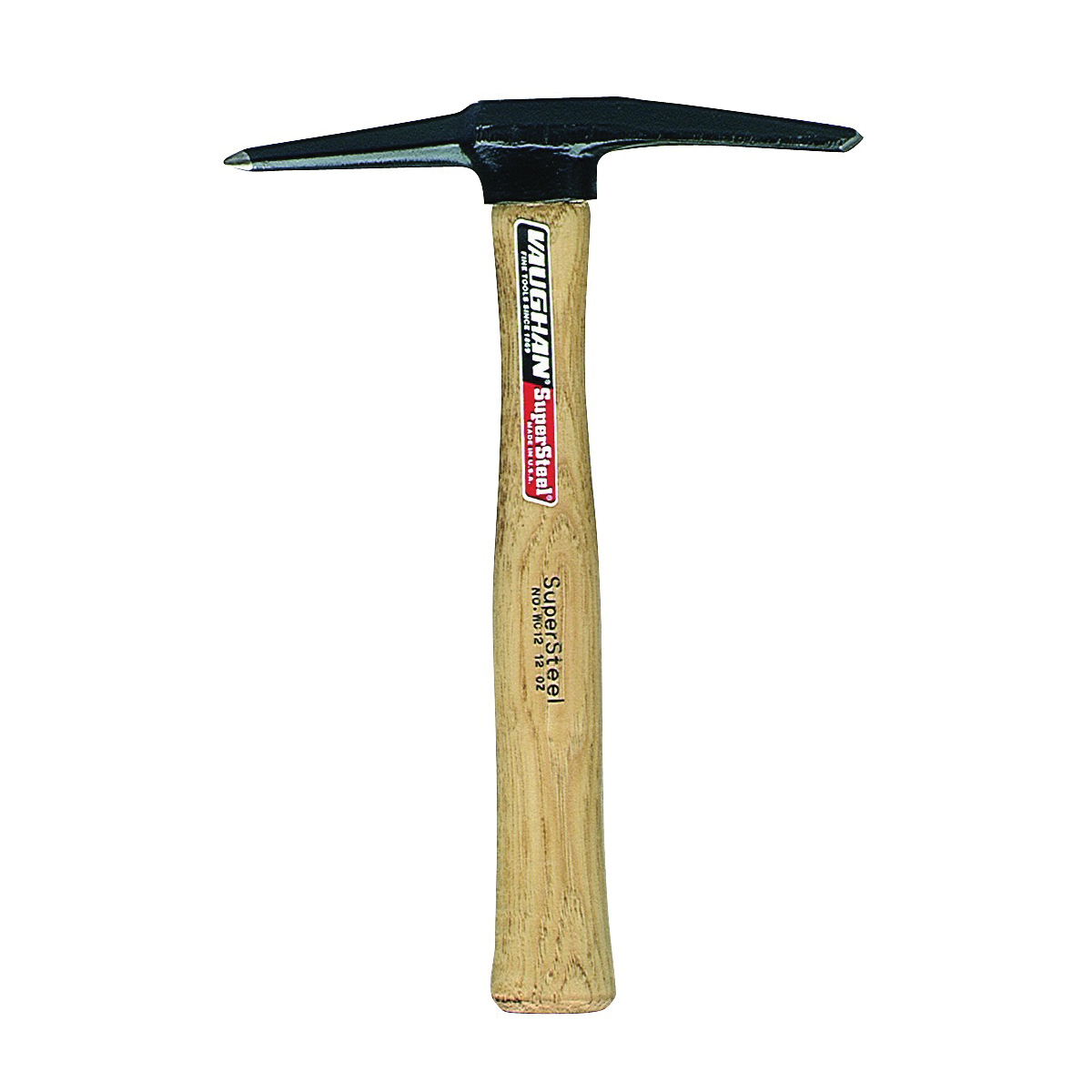 WC12 Welder Chipping Hammer, 13-1/4 in OAL, Wood Handle