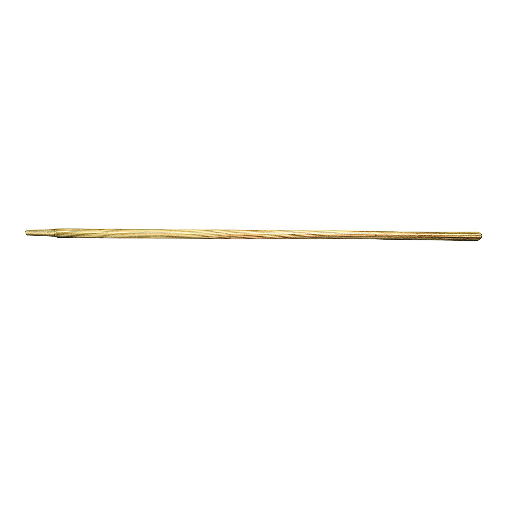 66807 Hoe Handle, 1-3/8 in Dia, 60 in L, Ash Wood, Clear