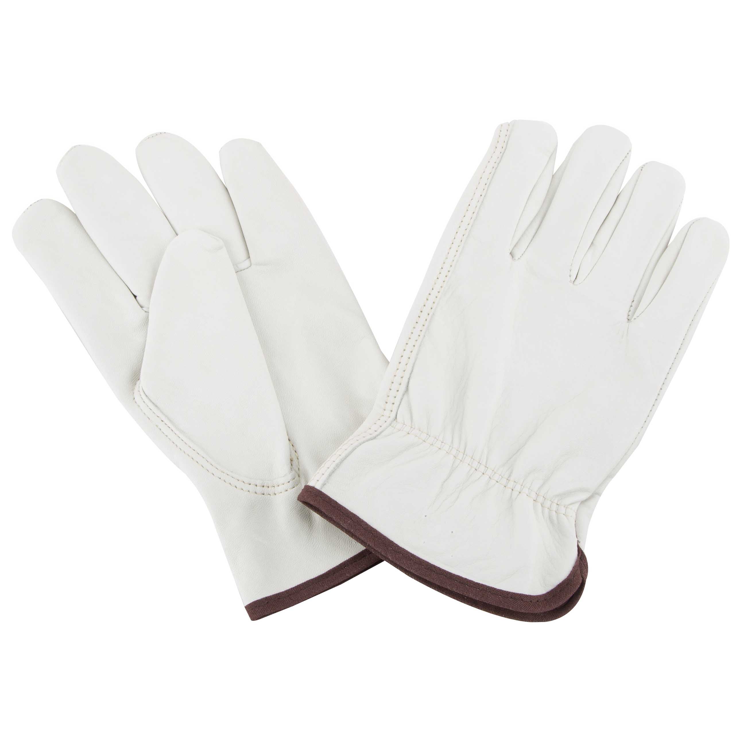 GV-DK603/B/L Driving Gloves, Men's, L, Keystone Thumb, Elastic Cuff, Grain Leather