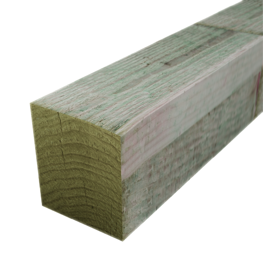 8 x 8 x 10, Southern Pine, No. 2, Pressure Treated (CCA .60) Square Post, Rough Sawn