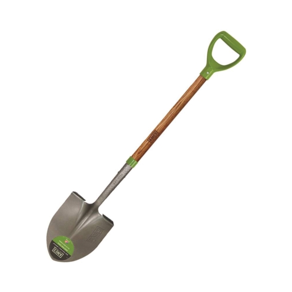 2535800 Digging Shovel, 8-3/4 in W Blade, Steel Blade, Hardwood Handle, D-Shaped Handle, 36-3/4 in L Handle