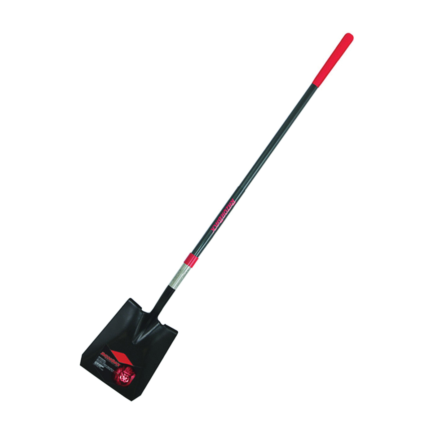 2594500 Shovel, 9-1/2 in W Blade, Steel Blade, Fiberglass Handle, Cushion Grip Handle, 48 in L Handle