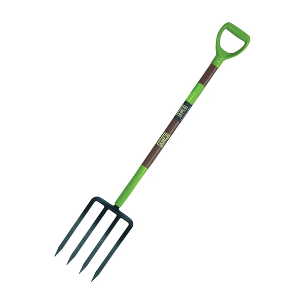 AMES 2826400 Spading Fork, 4 -Tine, Steel Tine, Fiberglass Handle - 2