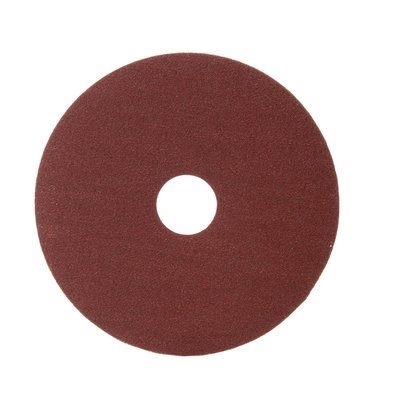 3M 77601 Fiber Disc, 4-1/2 in Dia, 7/8 in Arbor, Coated, 120 Grit, Fine, Aluminum Oxide Abrasive, Fiber Backing