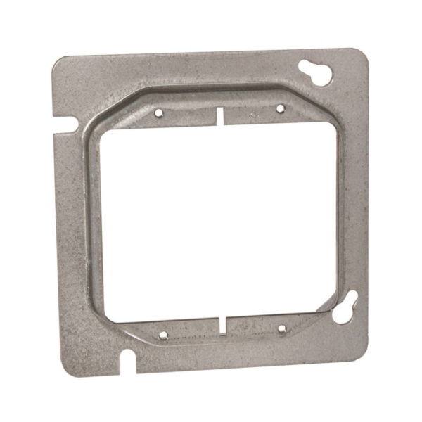 Orbit 52050 Switch Box Ring, 4-11/16 in L, 4-11/16 in W, Square, Sheet Steel, Galvanized - 2