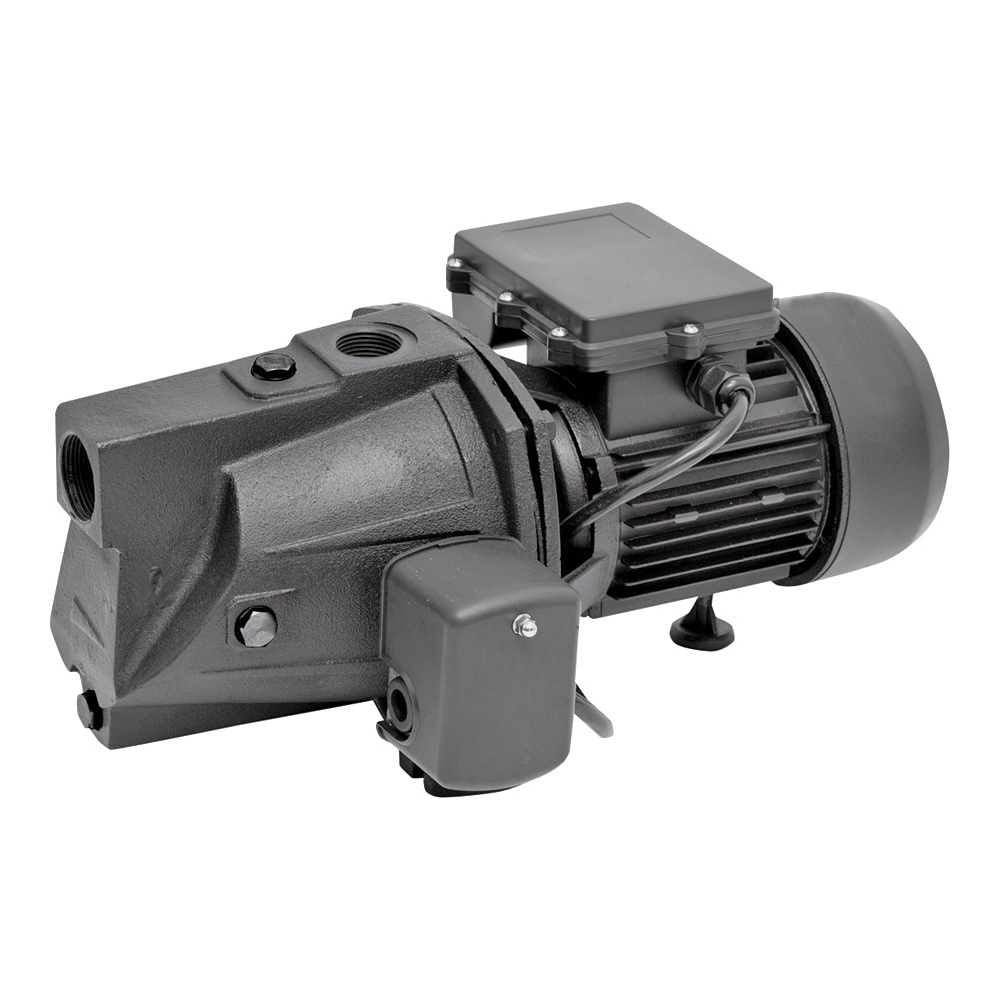 94705 Jet Pump, 7.8/3.9 A, 115/230 V, 0.75 hp, 1-1/4 in Suction, 1 in Discharge Connection, 25 ft Max Head