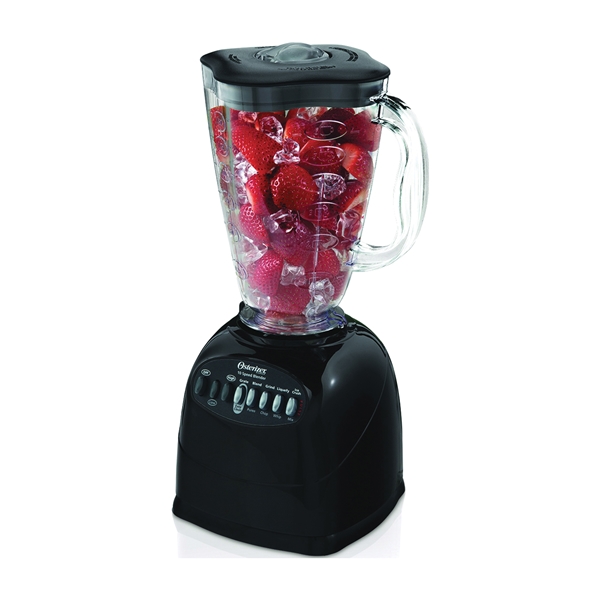 Oster 006706-000-NP1 Blender, 6 Cups Bowl, 450/700 W, 10 -Speed, Black, Plastic Bowl - 2