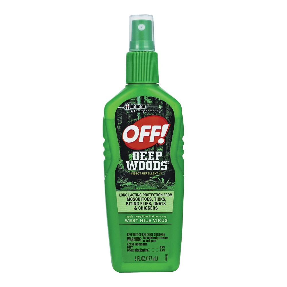 OFF! Deep Woods 21845 Insect Repellent VII, 6 fl-oz, Liquid, Clear, Pleasant - 1