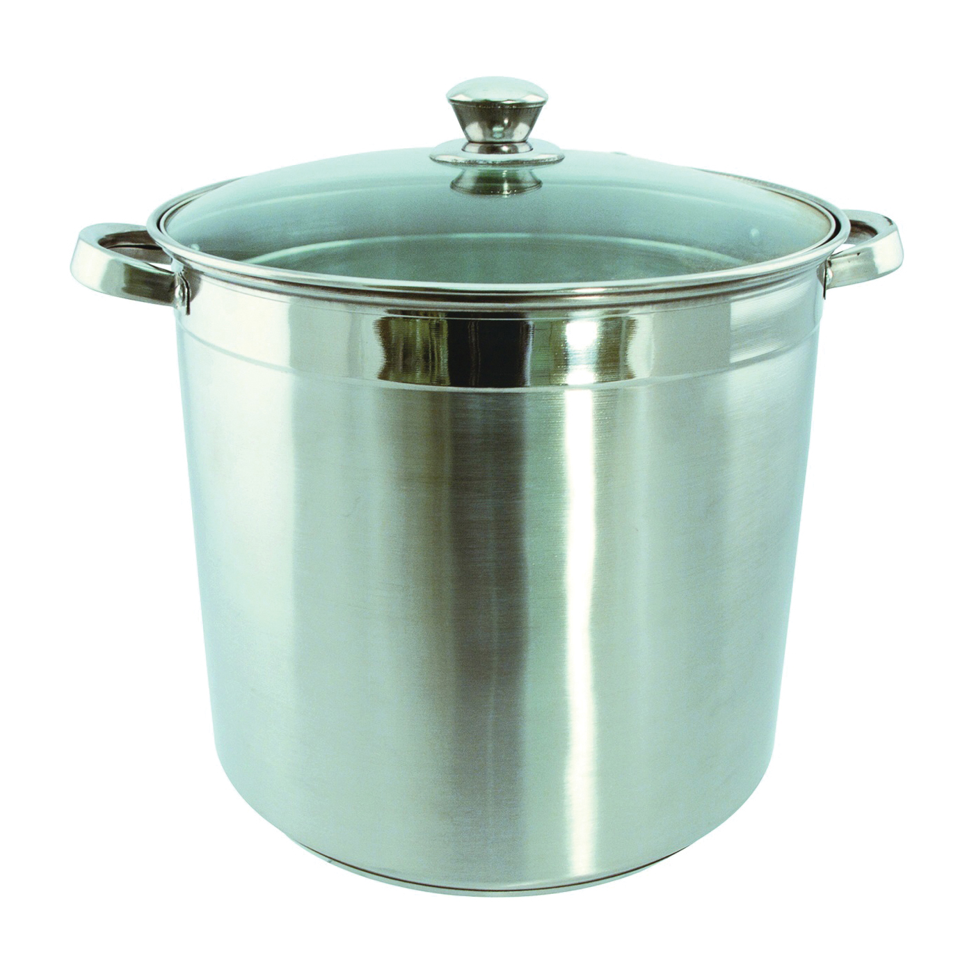 Euro-Ware 3016 Stock Pot with Lid, 16 qt Capacity, Stainless Steel - 1