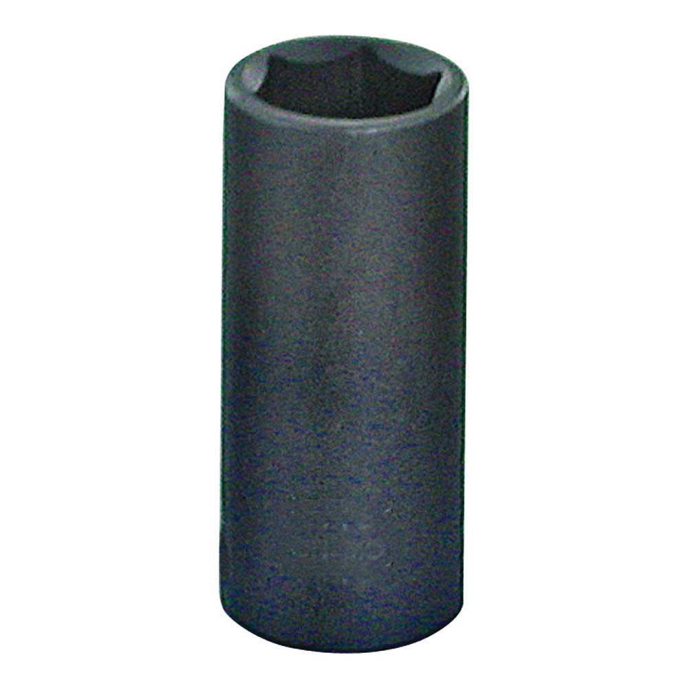 MT6580212 Deep Impact Socket, 14 mm Socket, 1/2 in Drive, Deep Drive, 6-Point, Chrome Molybdenum Steel