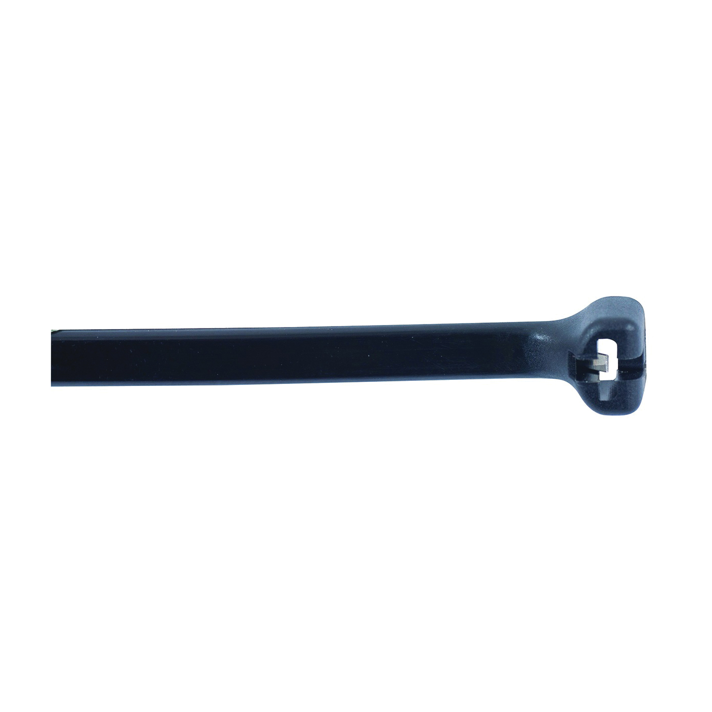46-308UVBMP 7 in. Cable Tie, Double-Lock Locking, 6/6 Nylon, Black, 20 pk