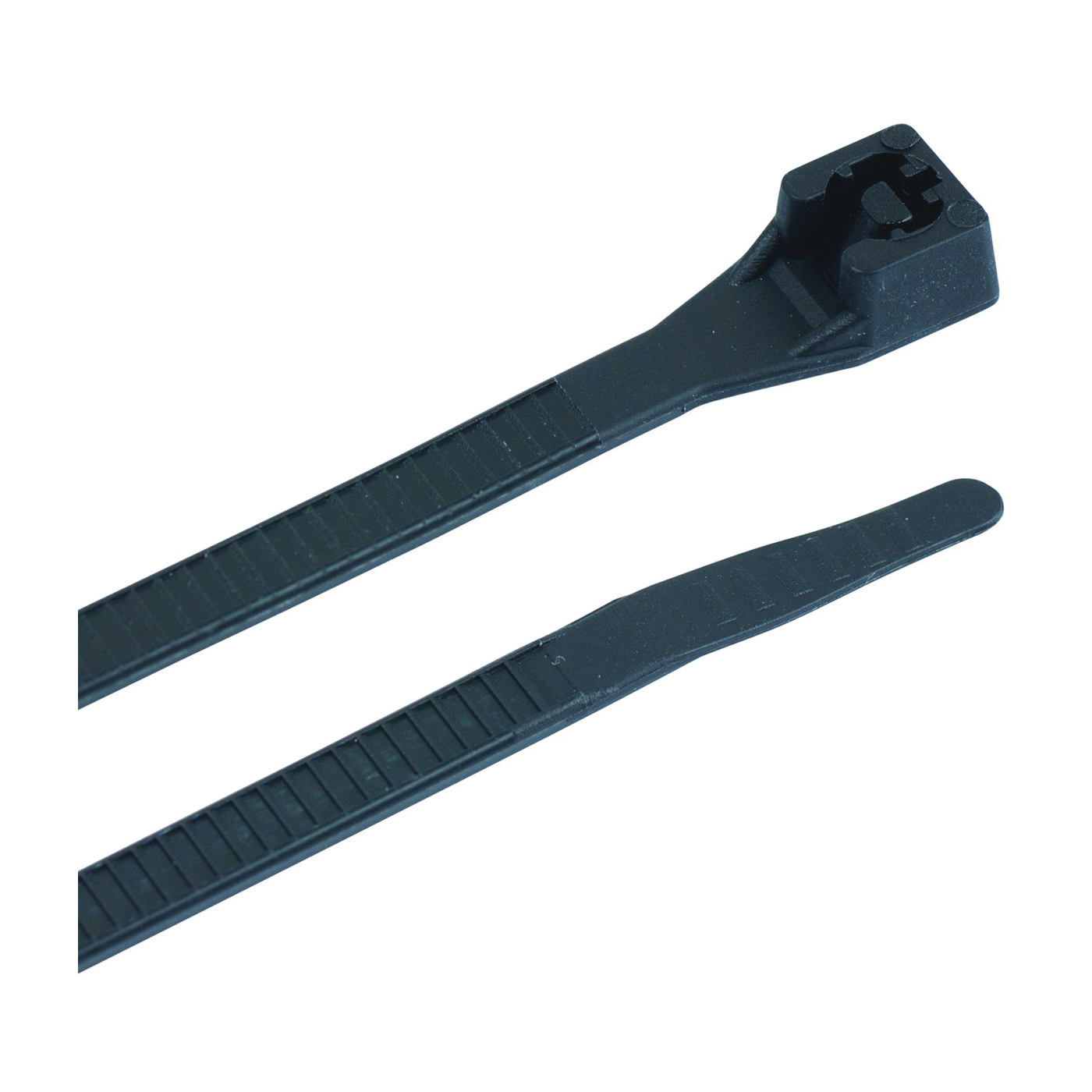 46-310UVBM Cable Tie, Double-Lock Locking, 6/6 Nylon, Black