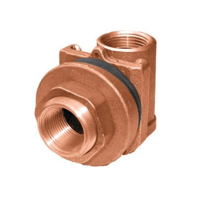 1840SB Pitless Adapter, 1 in, Silicone Bronze