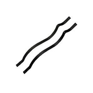 74737 Baroque Baluster, 32-1/4 in L, Aluminum, Black, Powder-Coated