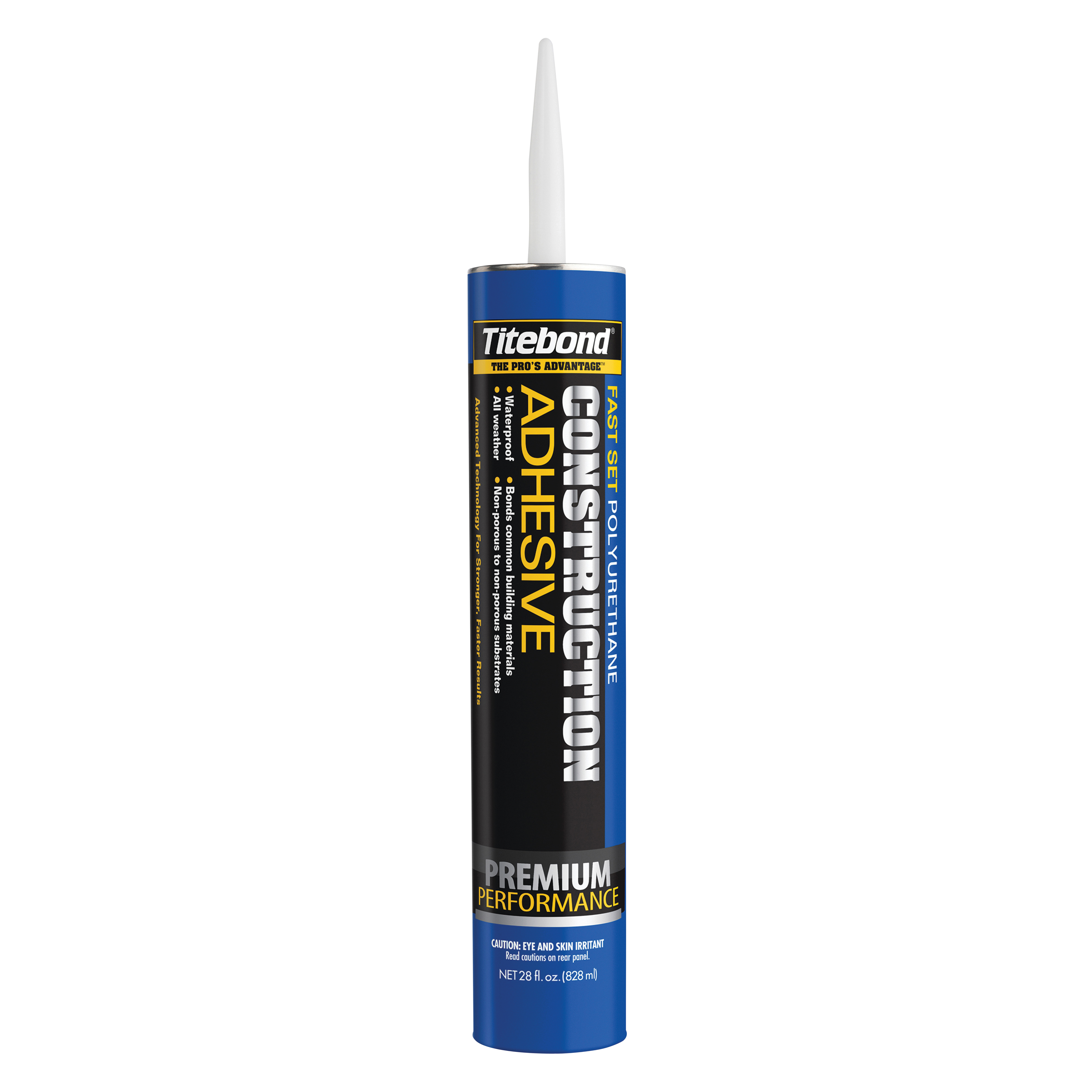 Titebond 4222 Construction Adhesive, Brown, 28 oz Cartridge