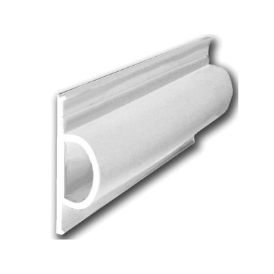 10503 Dock Bumper, PVC, White, 3 in W, 1 in H