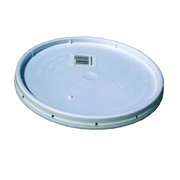 20000 Gasketed Lid, HDPE, White