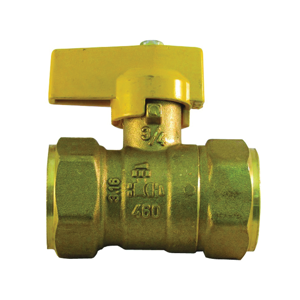 PFGV-F34B Gas Valve, 3/4 in Connection, FIP x Flare