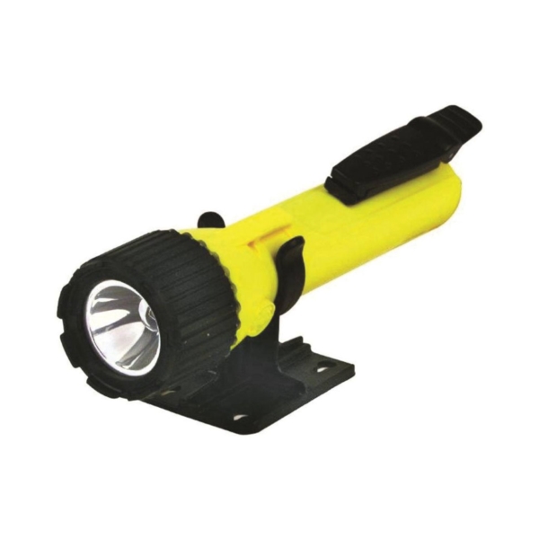 41-0092 Flashlight, 3C Battery, Alkaline Battery, LED Lamp, 124 Lumens, 140 m High, 93 m Low Beam Distance, Yellow