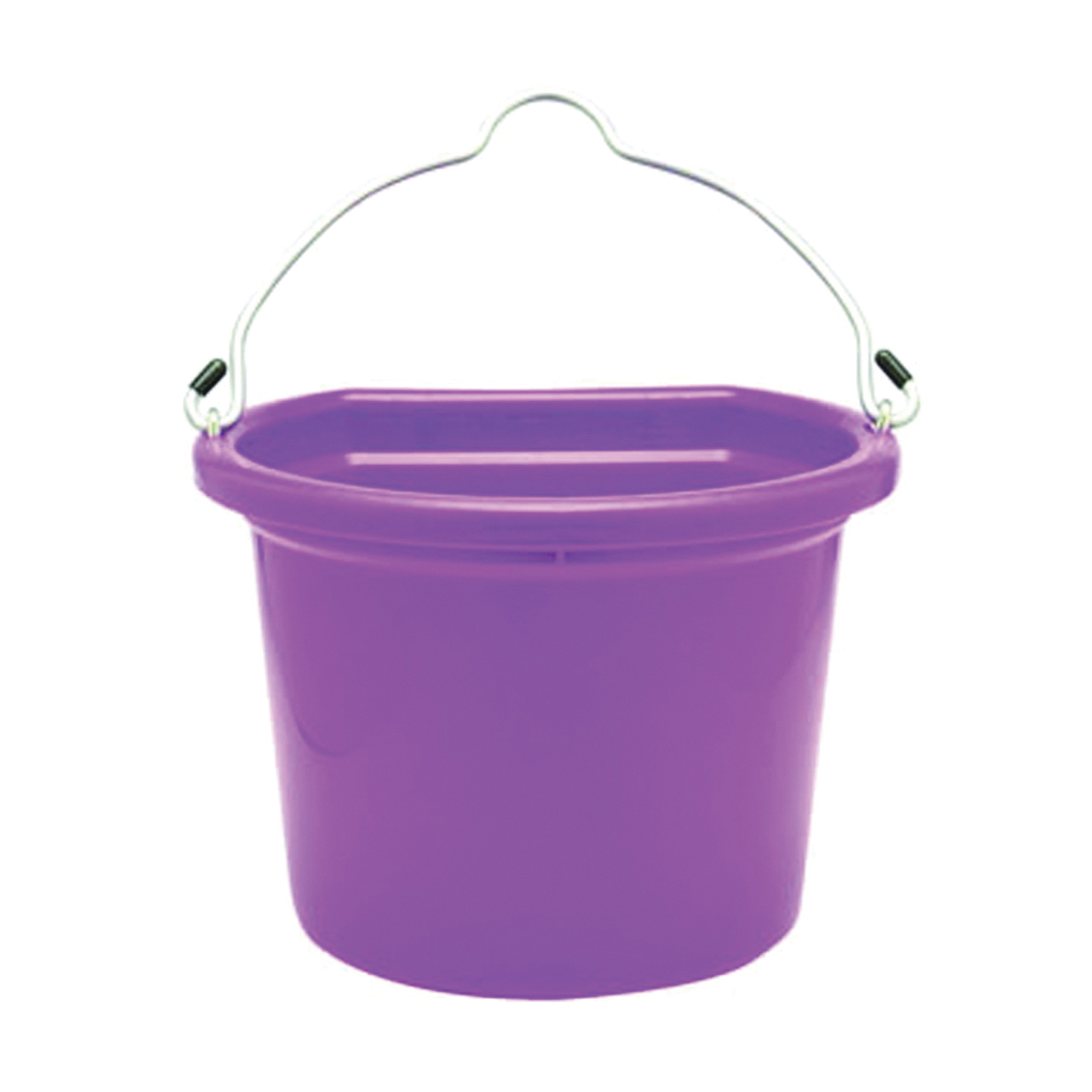 1301812 Bucket, 8 qt Volume, Polyethylene/Rubber, Hot Pink