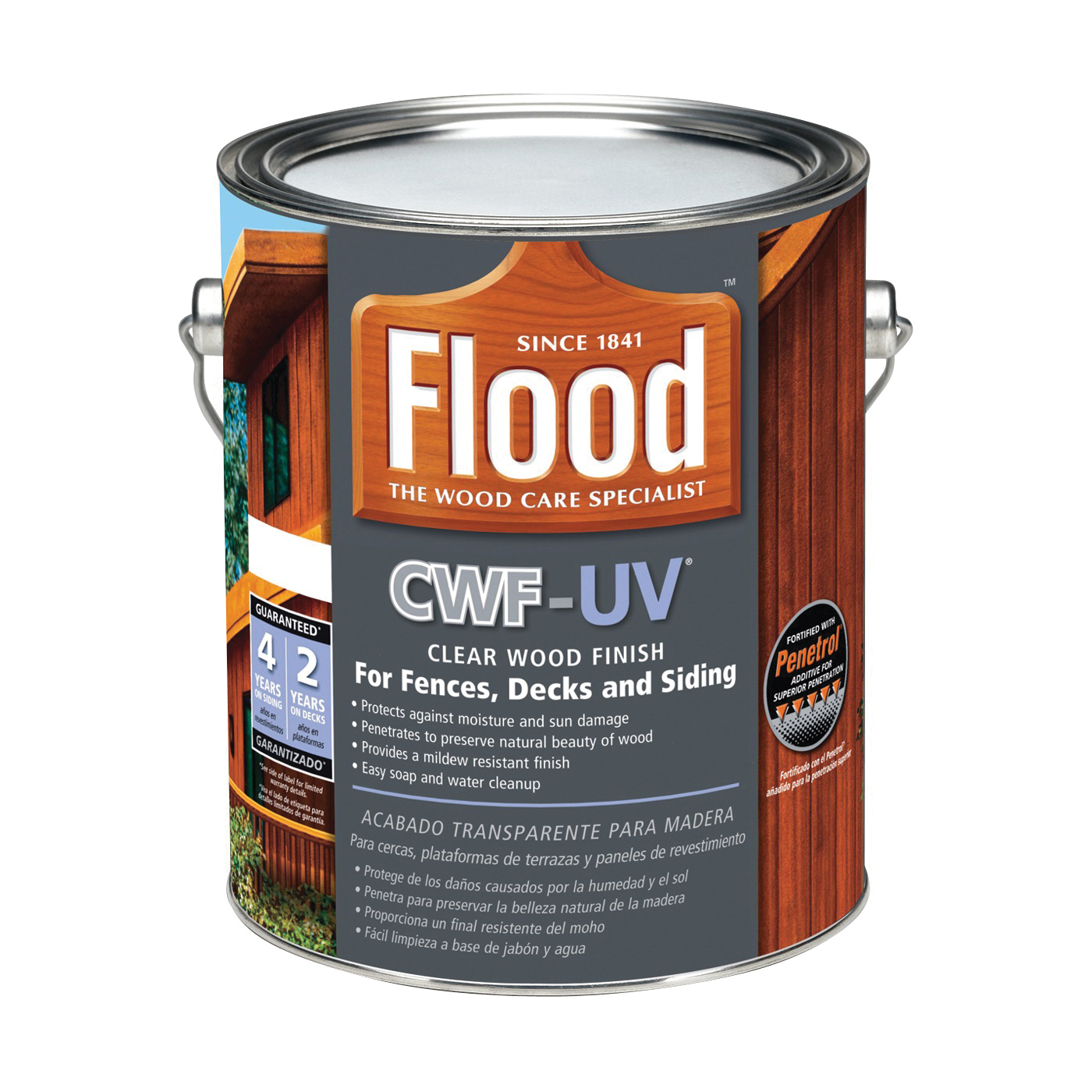 Flood FLD527-01 Wood Finish, Liquid, Honey Gold, 1 gal