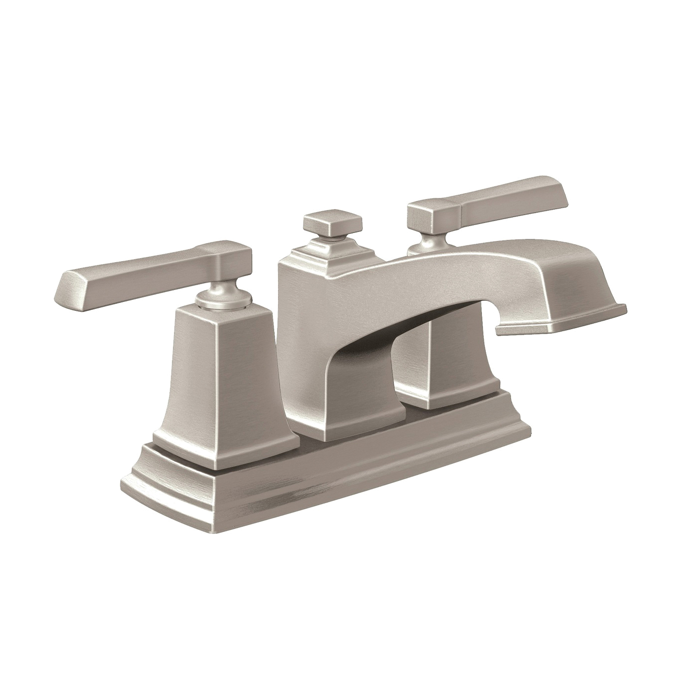 Boardwalk Series WS84800SRN Bathroom Faucet, 1.2 gpm, 2-Faucet Handle, Metal, Brushed Nickel, Lever Handle